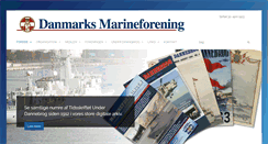 Desktop Screenshot of marineforeningen.dk